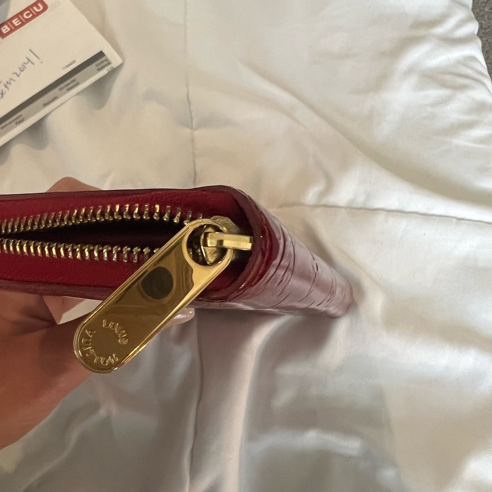 Authentic Red Louis Vuitton wallet. Great used condition. - Picture 7 of 15
